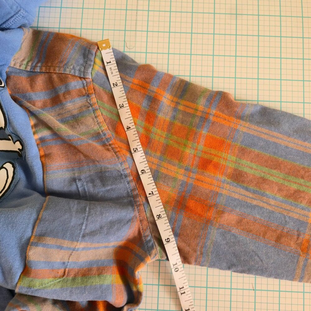 Upcycled Snoopy hoodie size large woodstock Peanuts - Picture 7 of 8